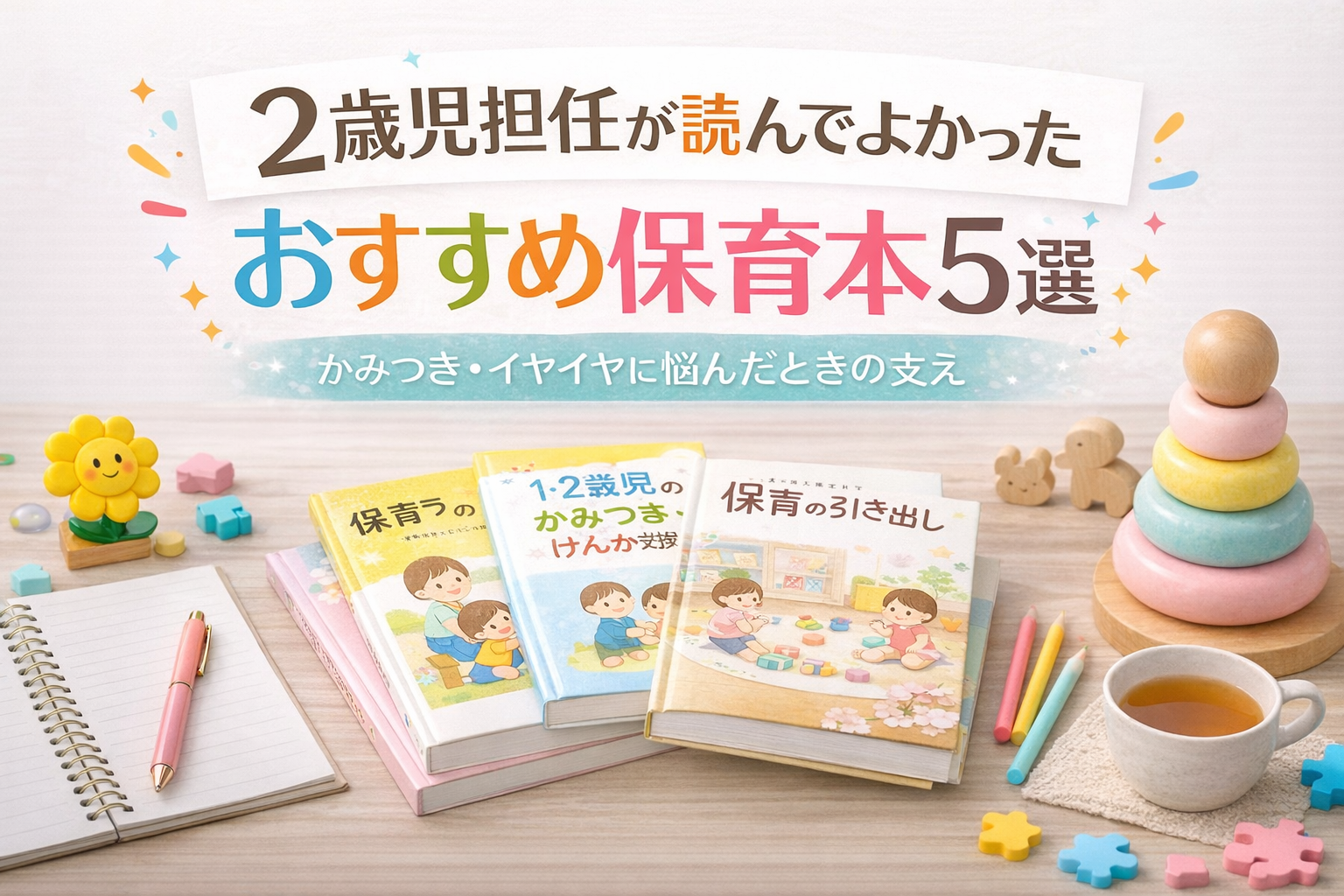 2歳児担任が読んでよかったおすすめ保育本5選